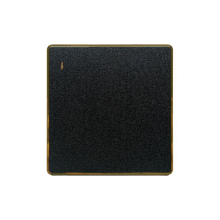 Aqua Xtreme Black 1 Gang 1 Way Switch - Aqua Electrical Switches & Sockets