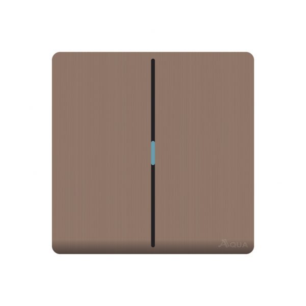 Aqua Discovery Gold 1 Gang 1 Way Switch