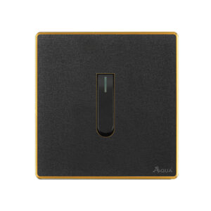 AQUA NEO ACRYLIC BLACK 1 GANG 2 WAY SWITCH