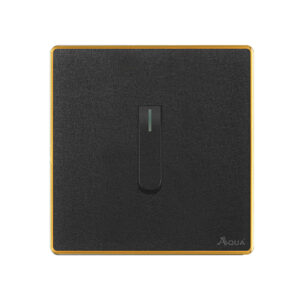 AQUA NEO ACRYLIC BLACK 1 GANG 2 WAY SWITCH