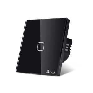 Glass Wifi Smart 1 Gang Switch Black