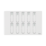 AQUA NEO SUPER WHITE 10 GANG SWITCH