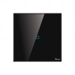 Aqua Quad black Series 1 Gang 2 Way Switch
