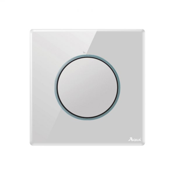 Aqua Roman White Series 1 Gang 1 Way Switch