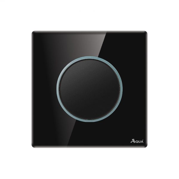 Aqua Roman black Series 1 Gang 2 Way Switch