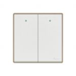 Aqua Icon 2 Gang Switch