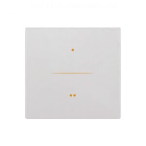 AQUA ZIGBEE DOVE WHITE 2 GANG SWITCH