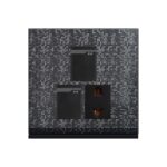 AQUA TEXTURE 2 GANG SWITCH PLUS 1 SOCKET