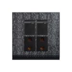 AQUA TEXTURE 2 GANG SWITCH PLUS 2 SOCKET