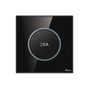 Aqua Quad Black Series 20 Amp Double Pole Switch