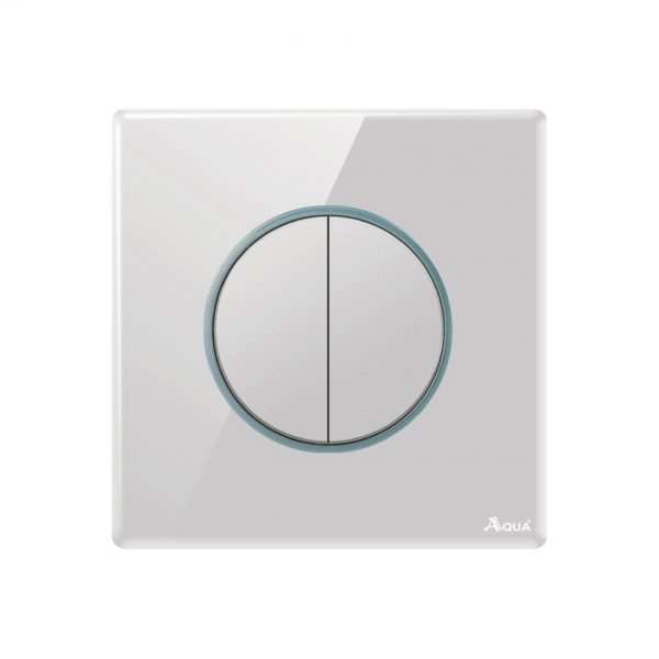 Aqua Roman white Series 2 Gang Switch