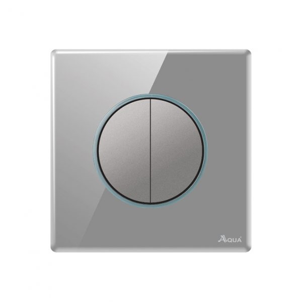 Aqua Roman Grey Series 2 Gang Switch