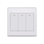 AQUA SAPPHIRE 3 GANG 1 WAY SWITCH