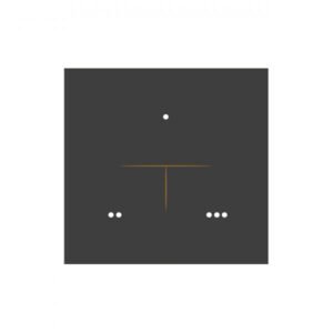 AQUA ZIGBEE CHARCOAL BLACK 3 GANG SWITCH