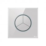Aqua Roman white Series 3 Gang 2 Way Switch