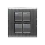 CENTURY CRYSTAL 4 GANG SWITCH