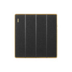 Aqua Xtreme Black 4 Gang Switch