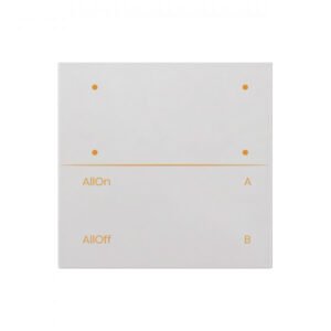 AQUA ZIGBEE DOVE WHITE 4 GANG + 4 SCENE GANG SWITCH