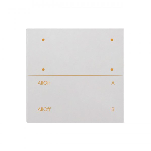 AQUA ZIGBEE DOVE WHITE 4 GANG + 4 SCENE GANG SWITCH