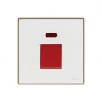 Aqua Icon 20 AMP Double Pole Switch