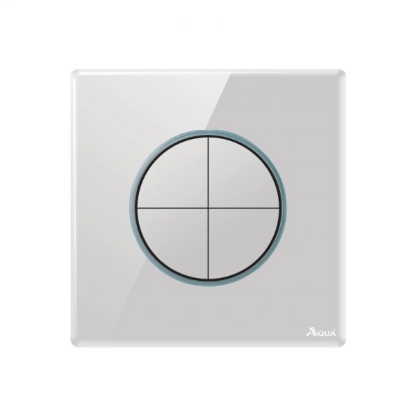 Aqua Roman white Series 4 Gang Switch