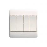 Panasonic 4 Gang 1 Way SP Switch (3x3)
