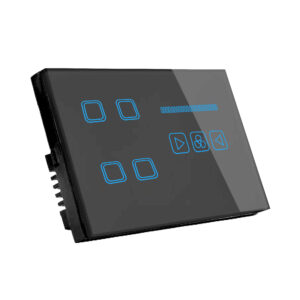 Glass Wifi Smart Switches Grey