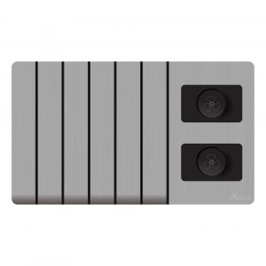 Aqua Discovery Silver 6 Gang Switch Plus 2 Dimmers