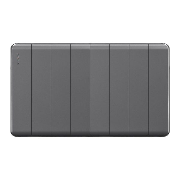 Aqua Elegance Grey 8 Gang Switch