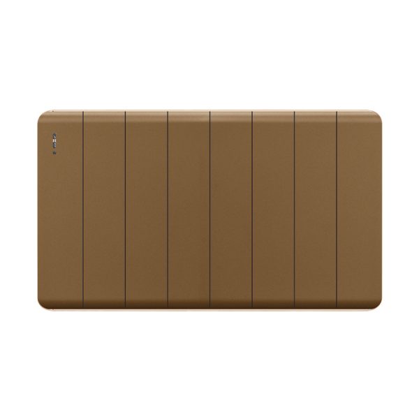 Aqua Elegance Brown 8 Gang Switch