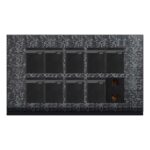 AQUA TEXTURE 9 GANG SWITCH PLUS 1 SOCKET