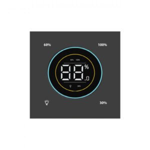 AQUA ZIGBEE CHARCOAL BLACK AB GROUP LIGHT DIMMER + CCT + SCENE