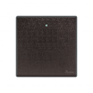 Aqua Icon Brown 1 Gang 1 Way Switch