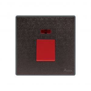 Aqua Icon Brown 20 AMP Double Pole Switch