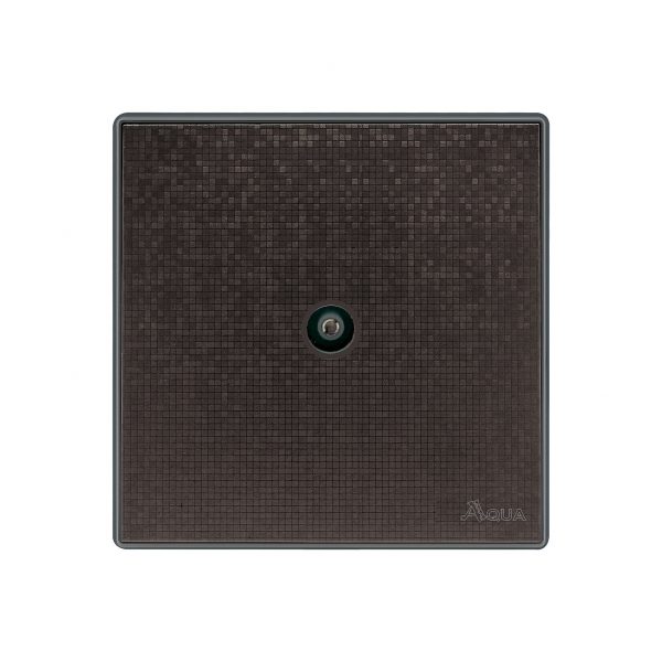Aqua Icon Brown Single TV Socket