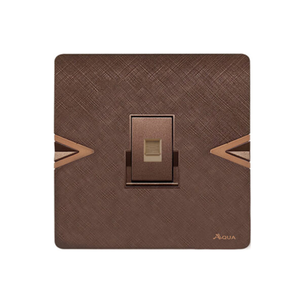 AQUA ARROW BROWN SINGLE DATA SOCKET
