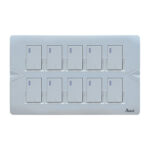 AQUA ARROW WHITE 10 GANG SWITCH