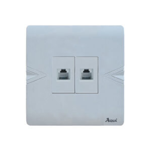 AQUA ARROW WHITE DOUBLE DATA SOCKET