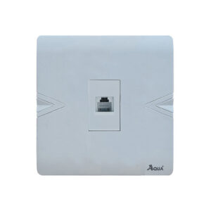 AQUA ARROW WHITE TELEPHONE SOCKET