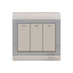 AQUA BRAVO 3 GANG 2 WAY SWITCH