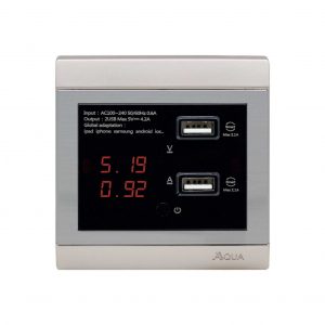 AQUA BRAVO DIGITAL DOUBLE USB
