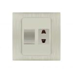 AQUA DYNAMIC 1 GANG SWITCH PLUS 1 SOCKET
