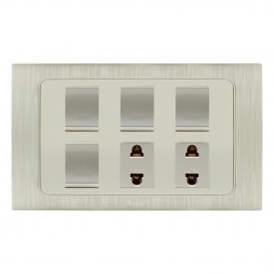 AQUA DYNAMIC 4 GANG SWITCH PLUS 2 SOCKET