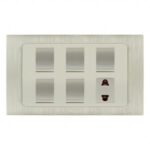 AQUA DYNAMIC 5 GANG SWITCH PLUS 1 SOCKET