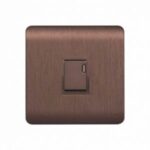 AQUA EDGE BROWN 1 GANG SWITCH