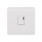 AQUA EDGE WHITE 1 GANG 2 WAY SWITCH