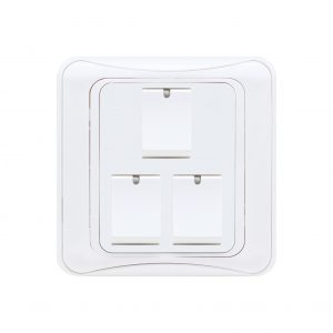 AQUA GLI 3 GANG SWITCH