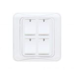 AQUA GLI 4 GANG SWITCH