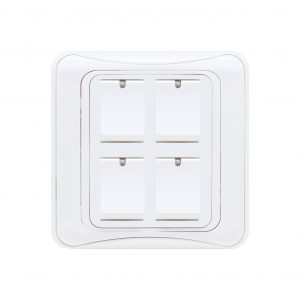AQUA GLI 4 GANG SWITCH