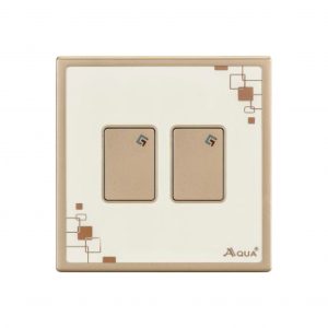 AQUA GLOW 2 GANG SWITCH